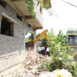 कोठा भागातील अनधिकृत बांधकामावर मनपाचा हातोडा