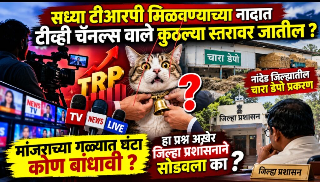 टीव्ही चॅनलच्या खोटारडेपणा जिल्हा प्रशासनाने उघड केला